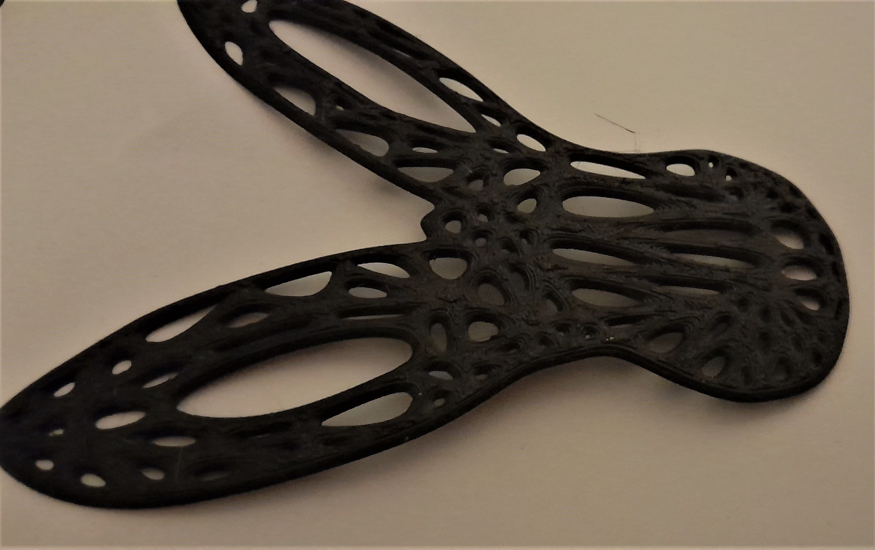 bunny card 3D print model_4