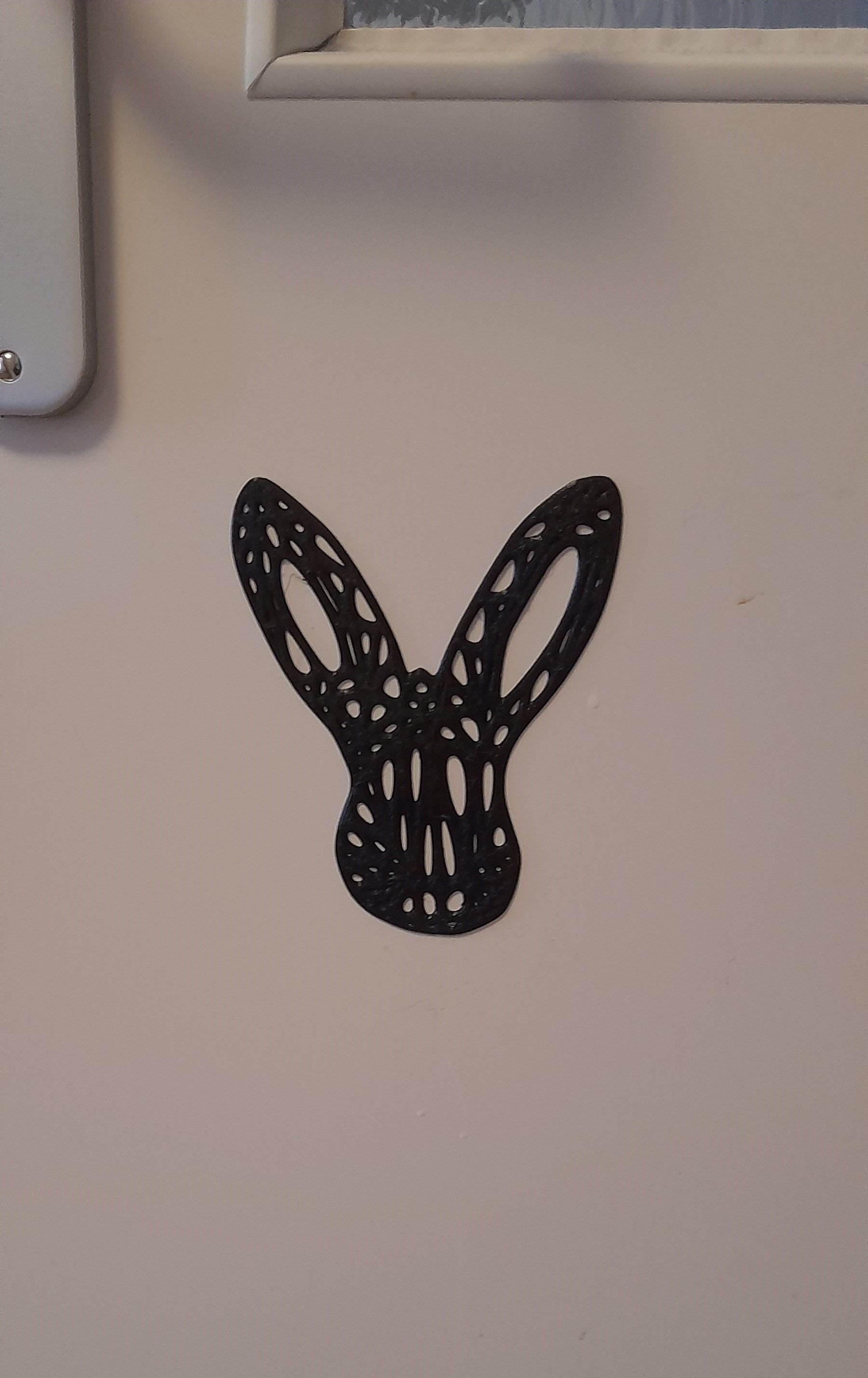 bunny card 3D print model_2