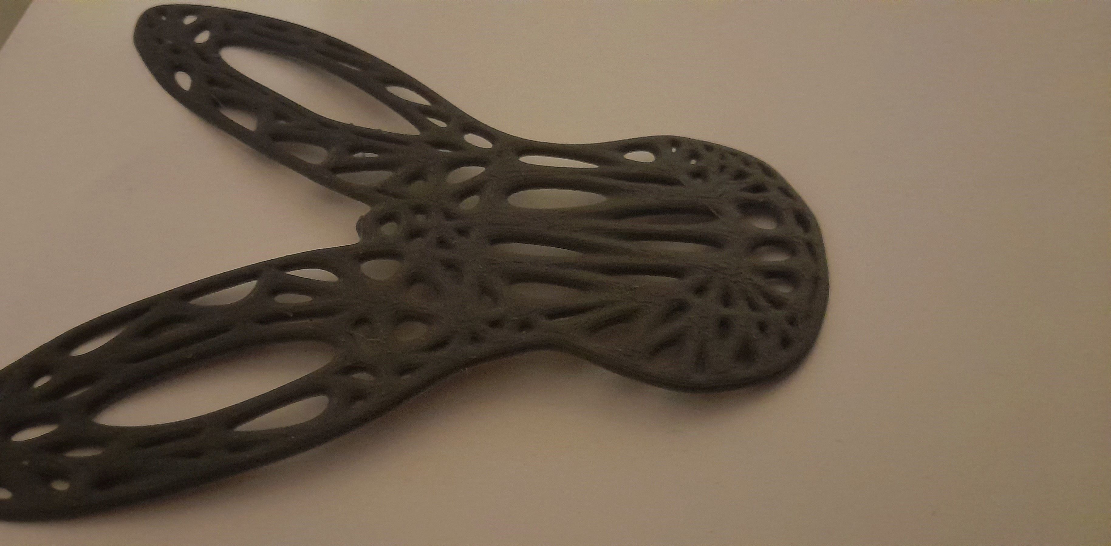 bunny card 3D print model_7