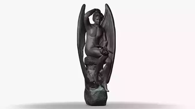 Lucifer Statue 3D model