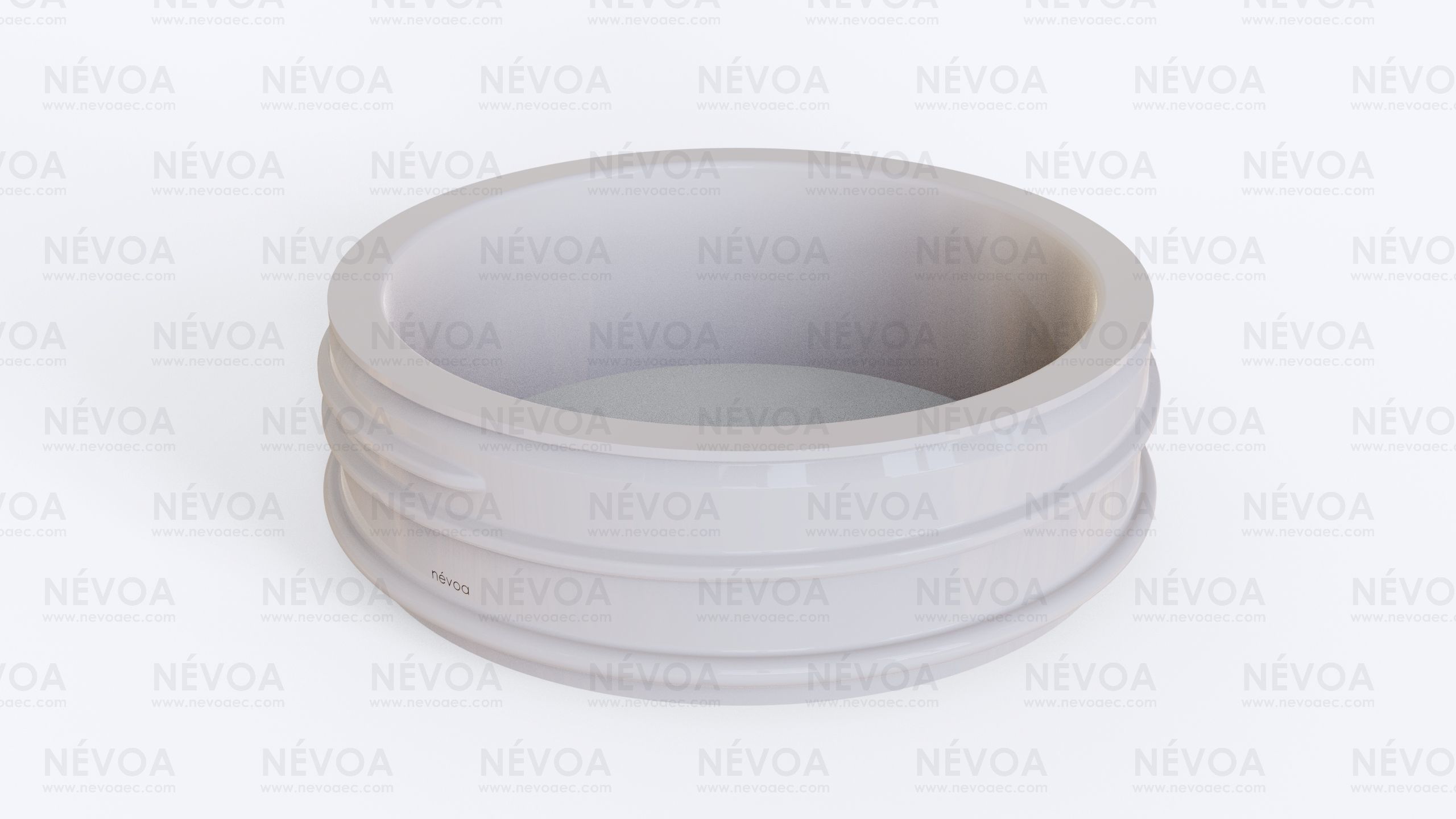 Neck finish - SP 444 - 75 - LIP - BF - voluntary standard 3D model_1