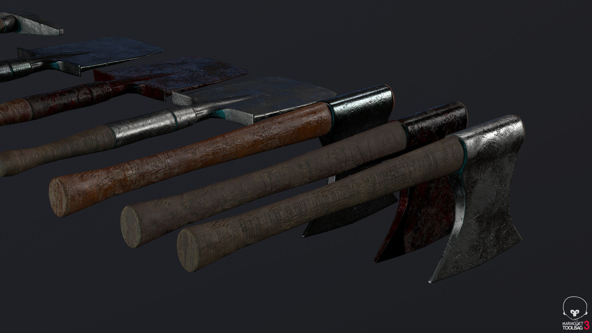 Survivor Girl 1 Low-poly 3D model_25