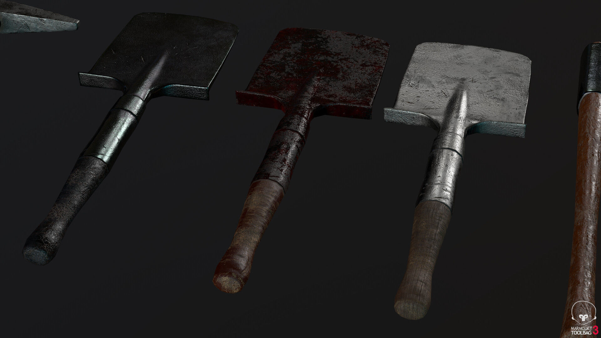 Survivor Girl 1 Low-poly 3D model_24