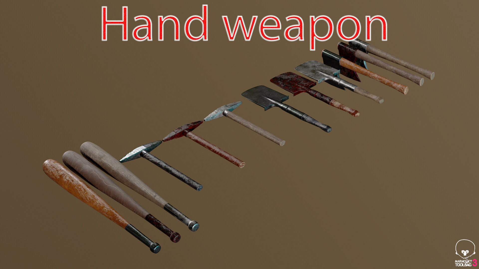 Survivor Girl 1 Low-poly 3D model_21