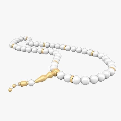 Rosary beaded 3D model