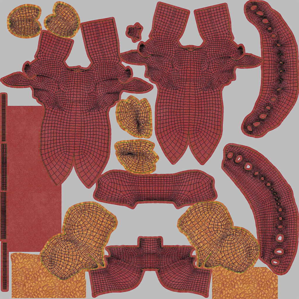 Complete Male Anatomy Low-poly 3D model_83