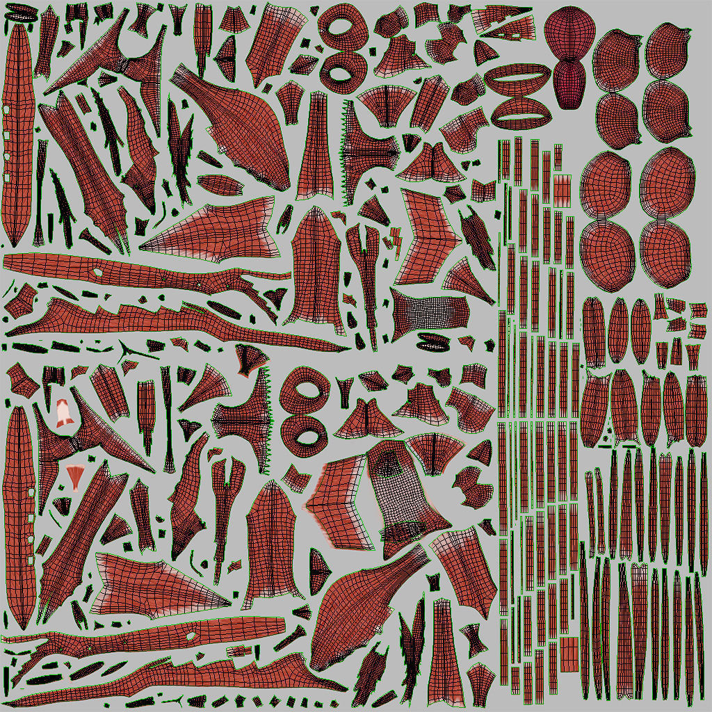 Complete Male Anatomy Low-poly 3D model_80