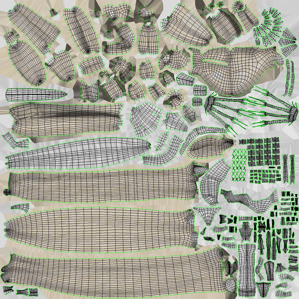 Complete Male Anatomy Low-poly 3D model_145
