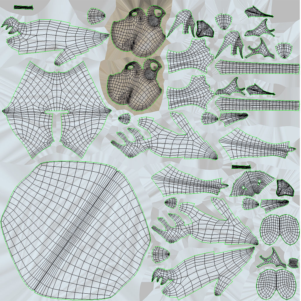 Complete Male Anatomy Low-poly 3D model_143