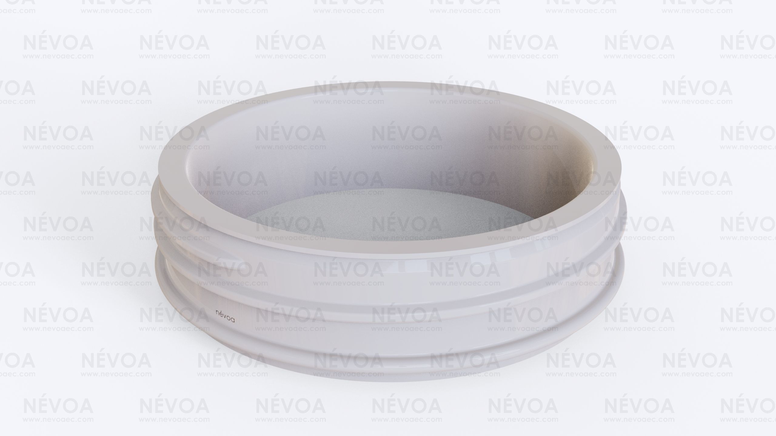 Neck finish - SP 444 - 83 - LIP - BF - voluntary standard 3D model_1