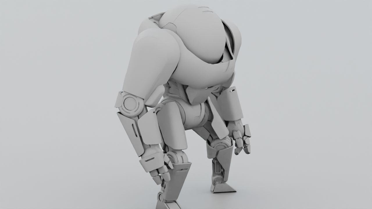 APPLE ANDROID rigged character 3D model_33