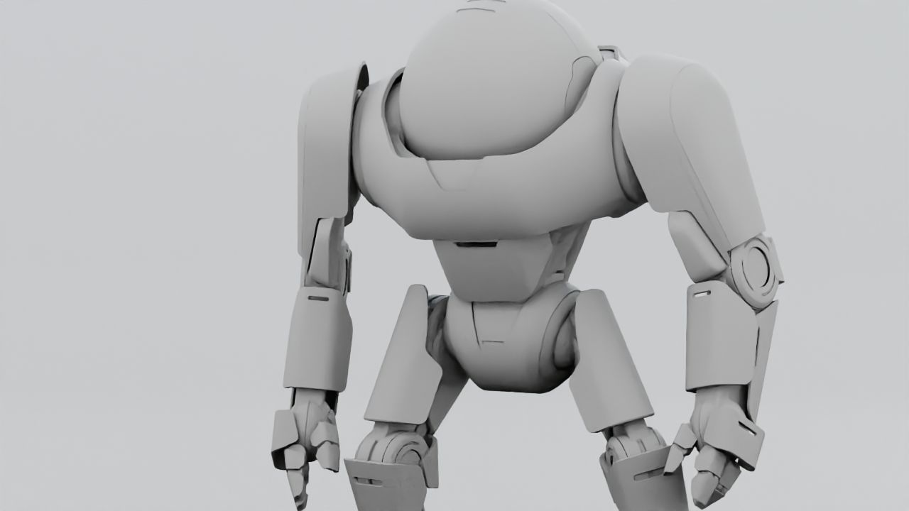 APPLE ANDROID rigged character 3D model_38