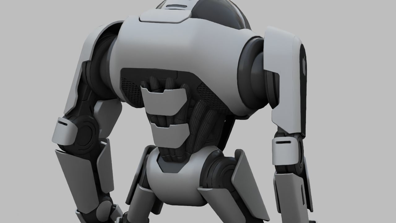 APPLE ANDROID rigged character 3D model_16