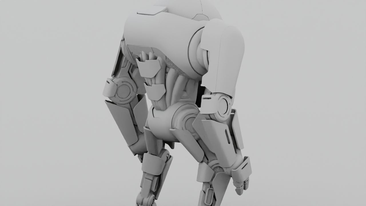 APPLE ANDROID rigged character 3D model_34
