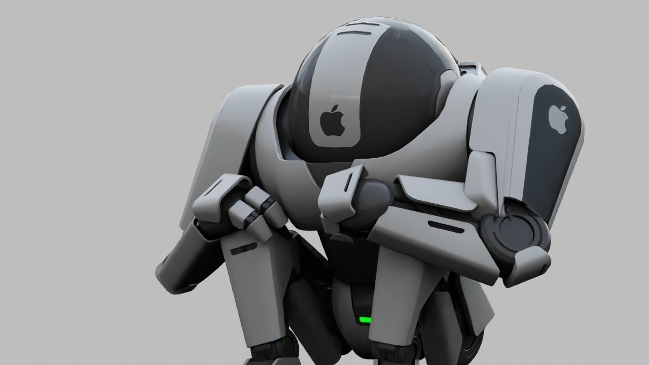 APPLE ANDROID rigged character 3D model_30