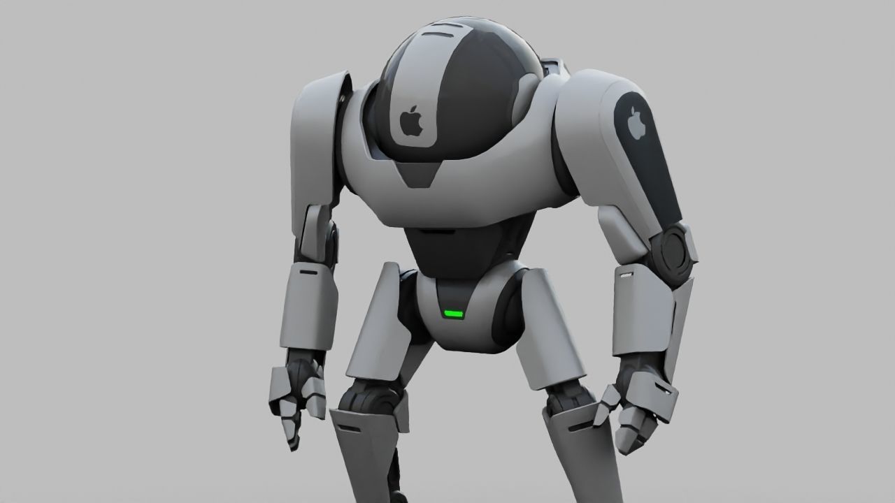 APPLE ANDROID rigged character 3D model_10