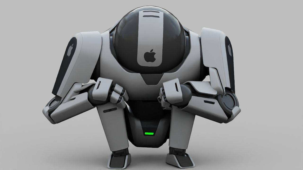 APPLE ANDROID rigged character 3D model_24