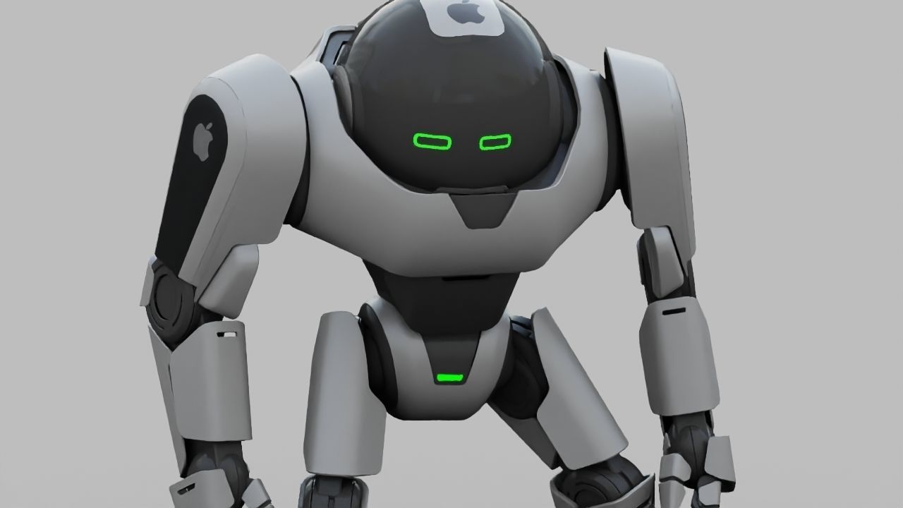 APPLE ANDROID rigged character 3D model_13