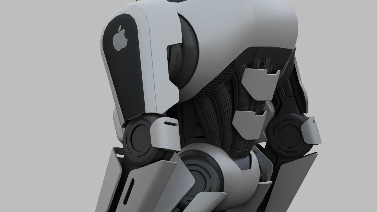 APPLE ANDROID rigged character 3D model_19