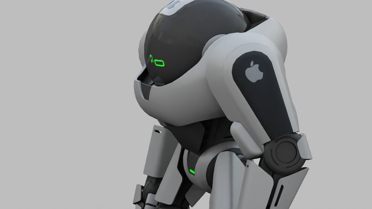 APPLE ANDROID rigged character 3D model_21
