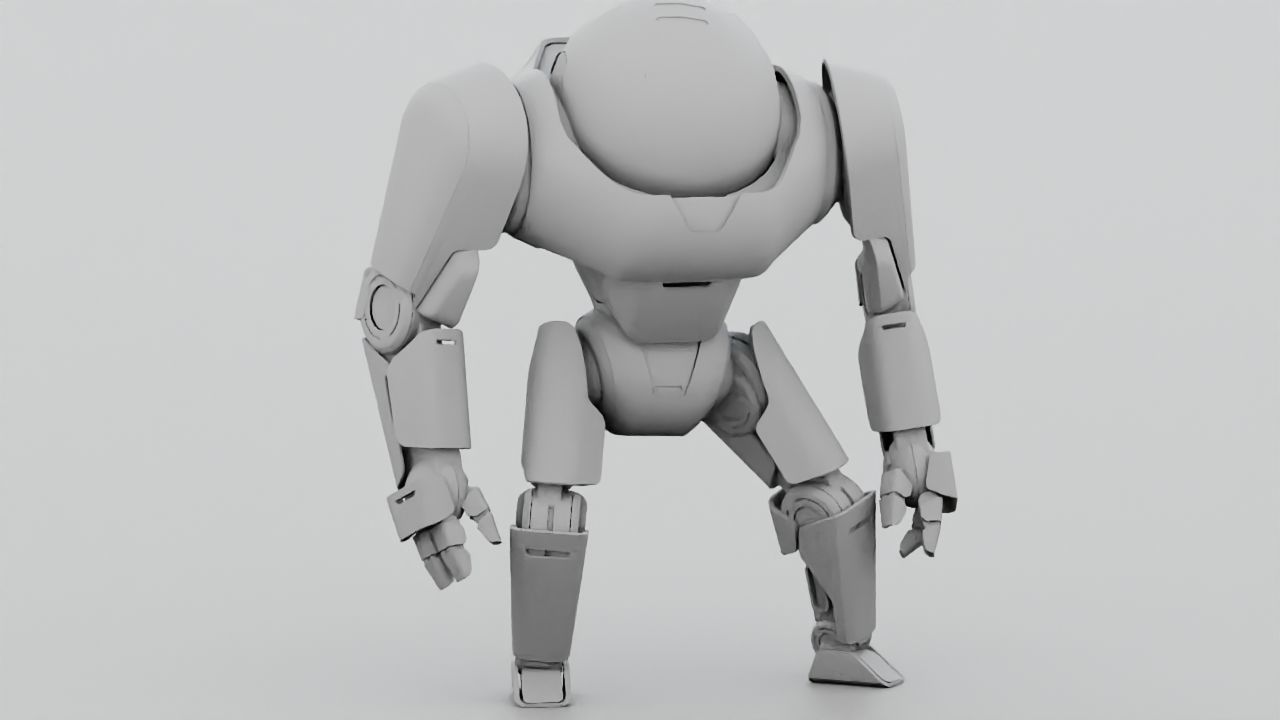 APPLE ANDROID rigged character 3D model_32