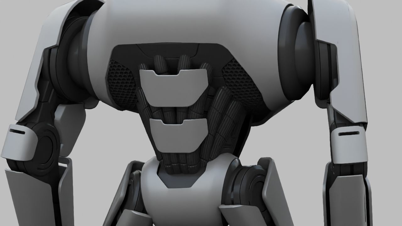 APPLE ANDROID rigged character 3D model_17