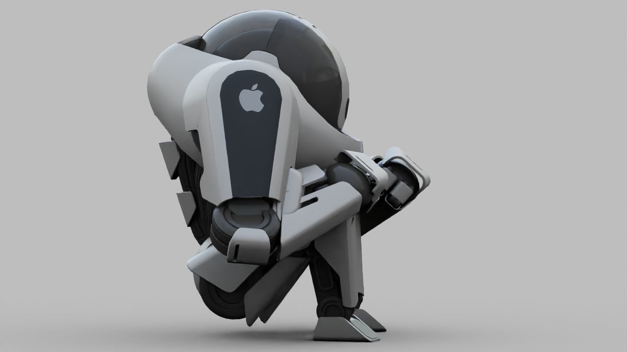 APPLE ANDROID rigged character 3D model_26