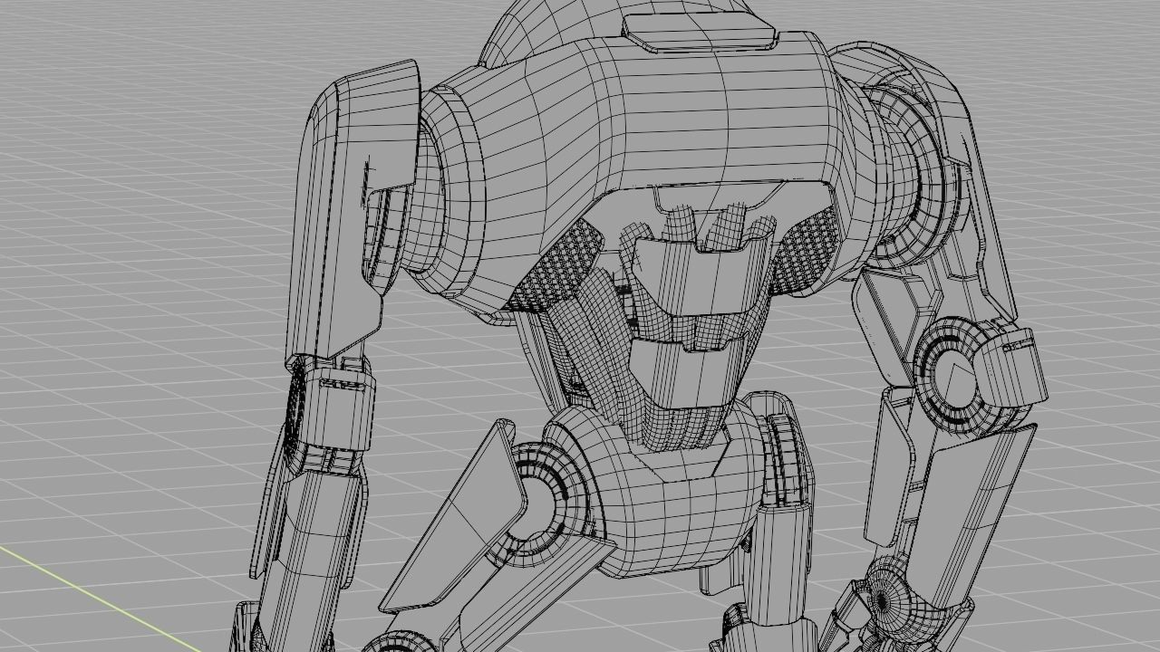 APPLE ANDROID rigged character 3D model_42