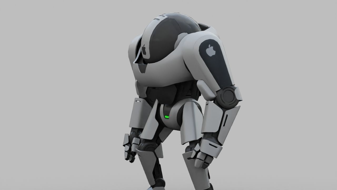 APPLE ANDROID rigged character 3D model_9