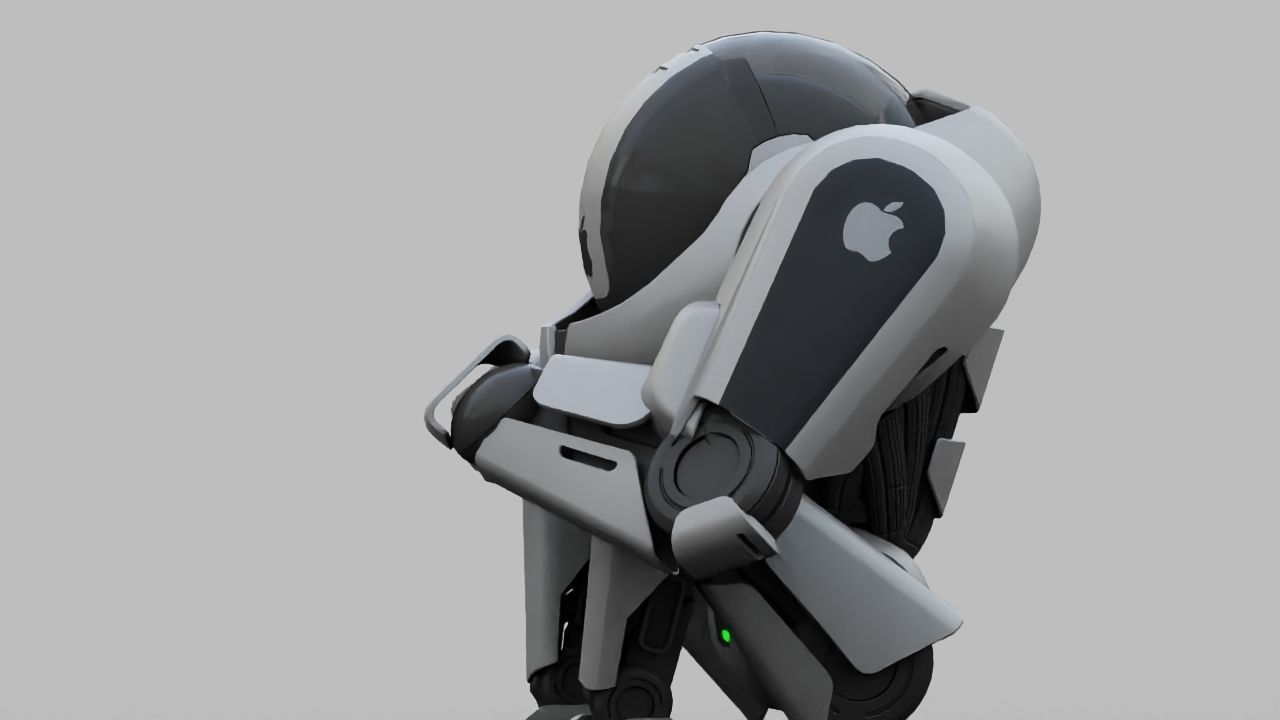 APPLE ANDROID rigged character 3D model_29