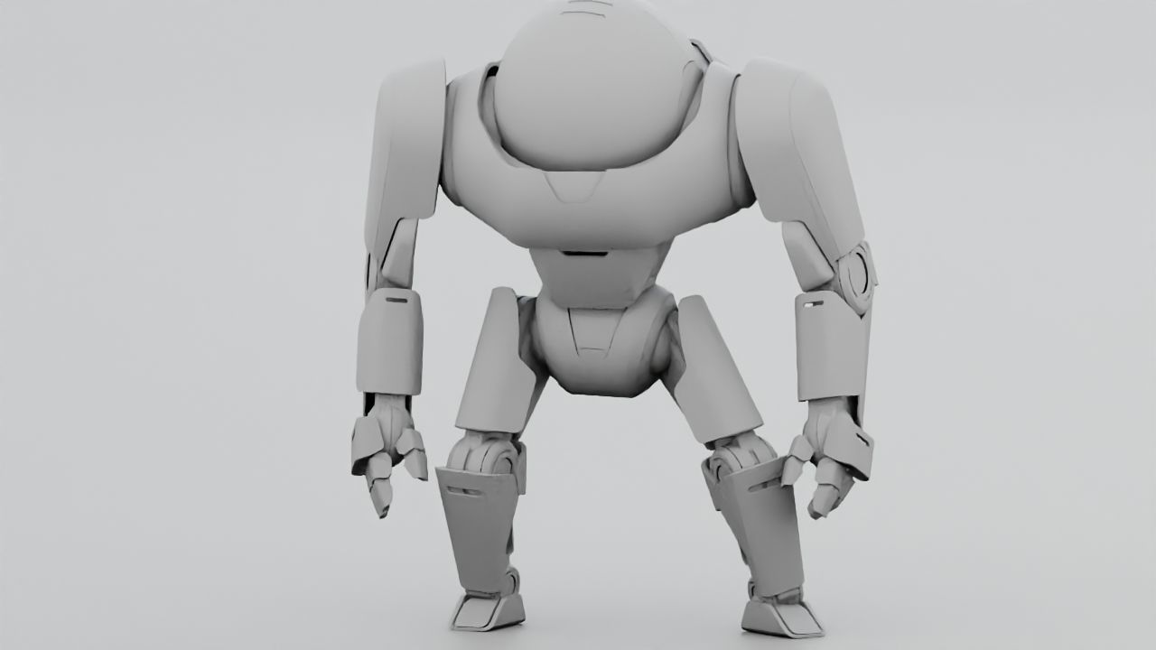 APPLE ANDROID rigged character 3D model_31