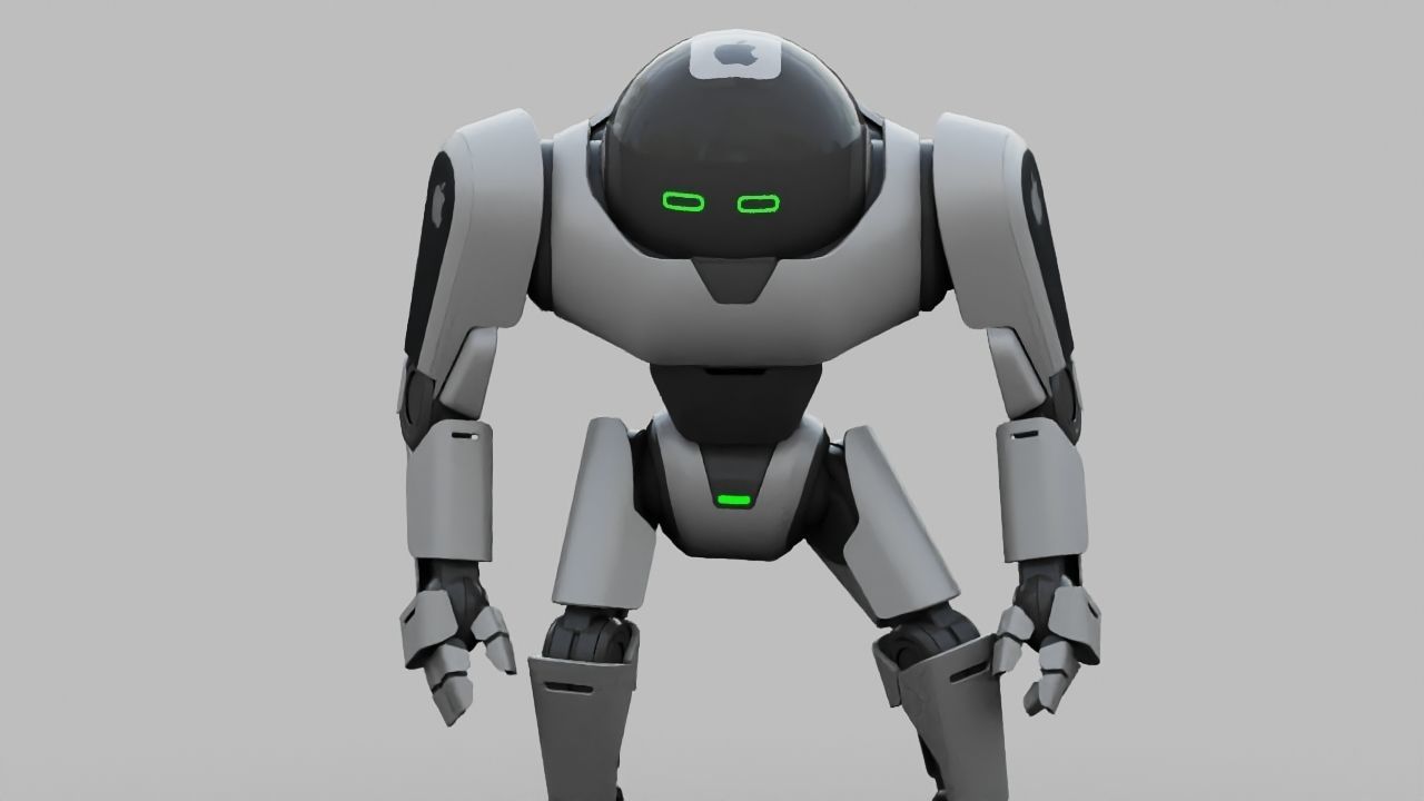 APPLE ANDROID rigged character 3D model_12