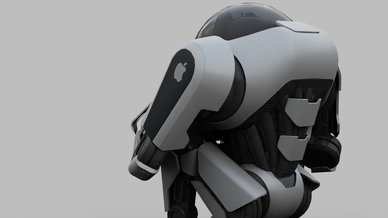 APPLE ANDROID rigged character 3D model_28