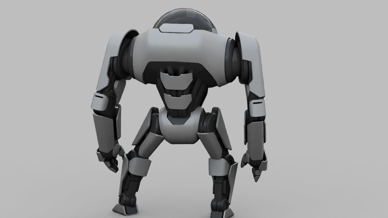 APPLE ANDROID rigged character 3D model_6