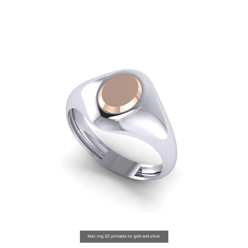 Man 3d Ring Jewellery Models collection 30 pieces _17