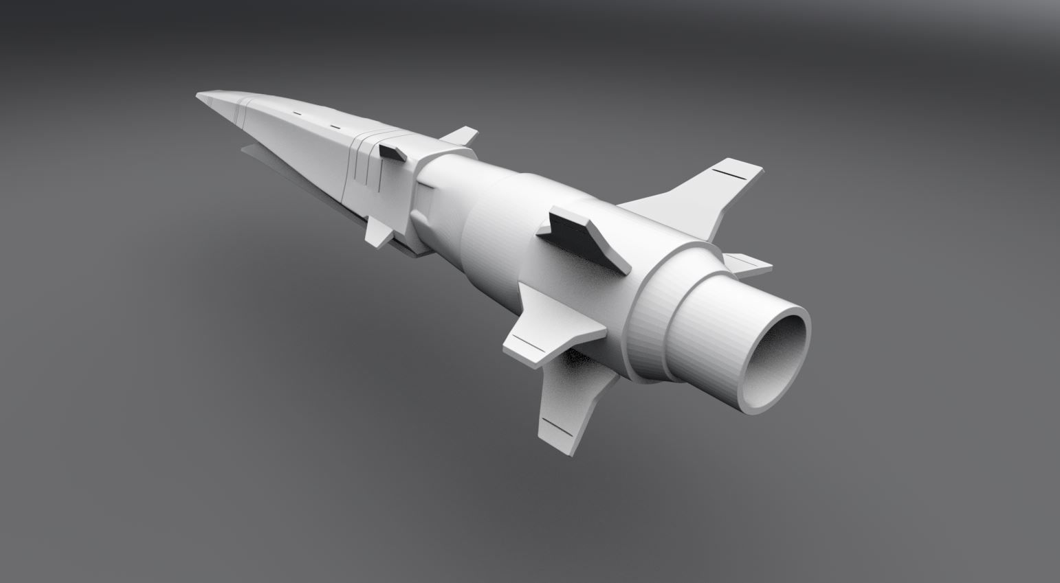 Zircon Hypersonic scale model 3D print model_2