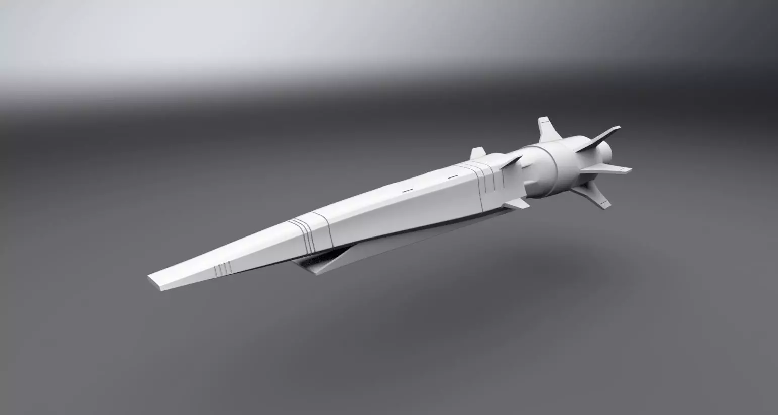 Zircon Hypersonic scale model 3D print model_0