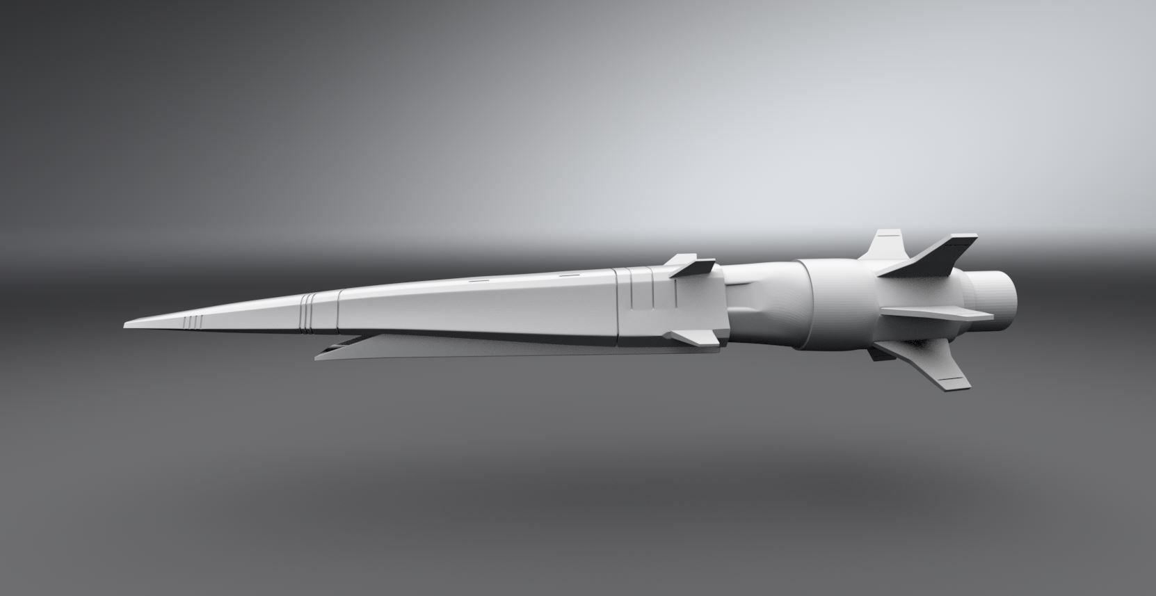 Zircon Hypersonic scale model 3D print model_1