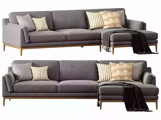 NickScali Slater Chaise Lounge
