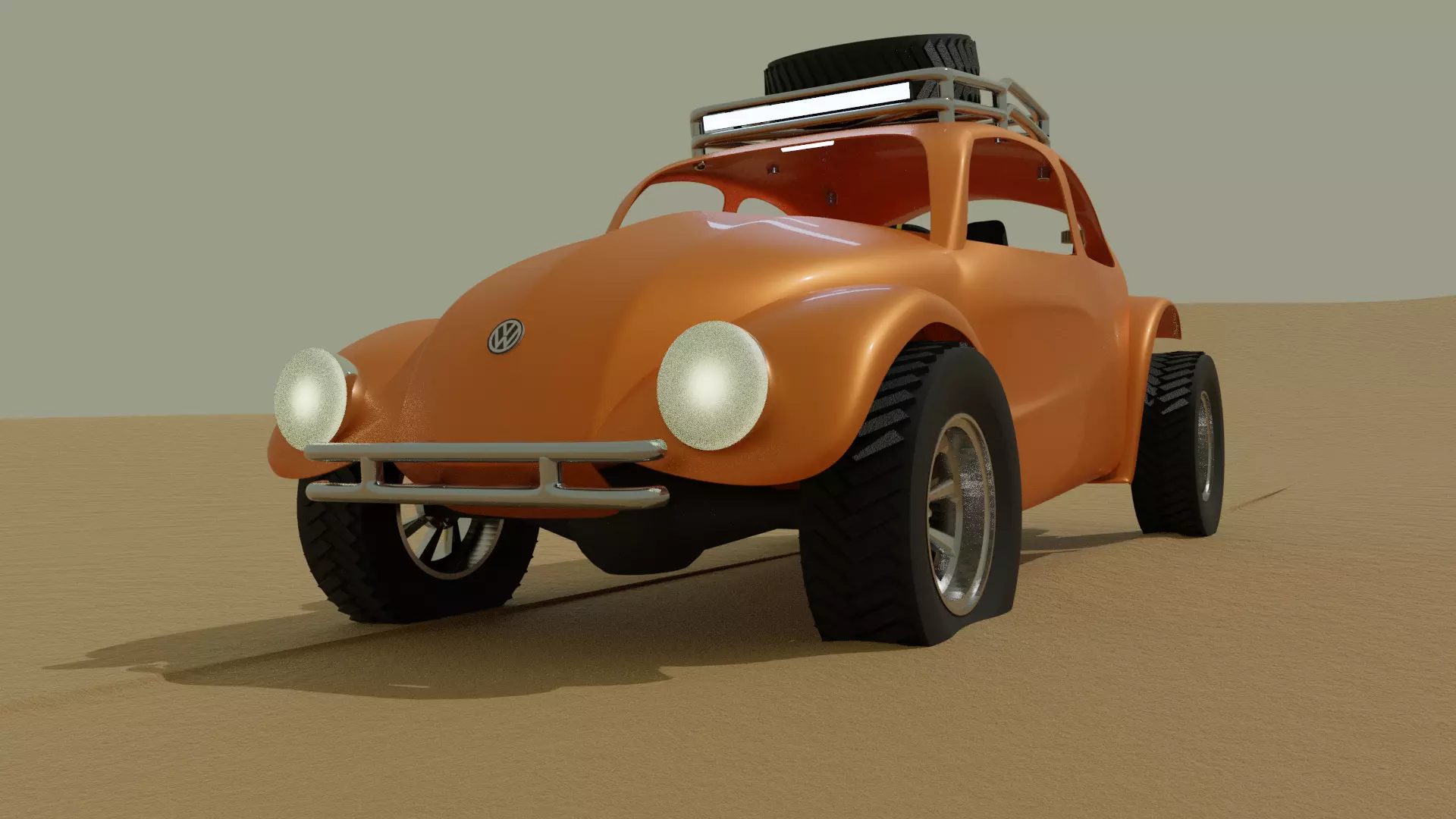 Vw Beetle Bajabug 3D model