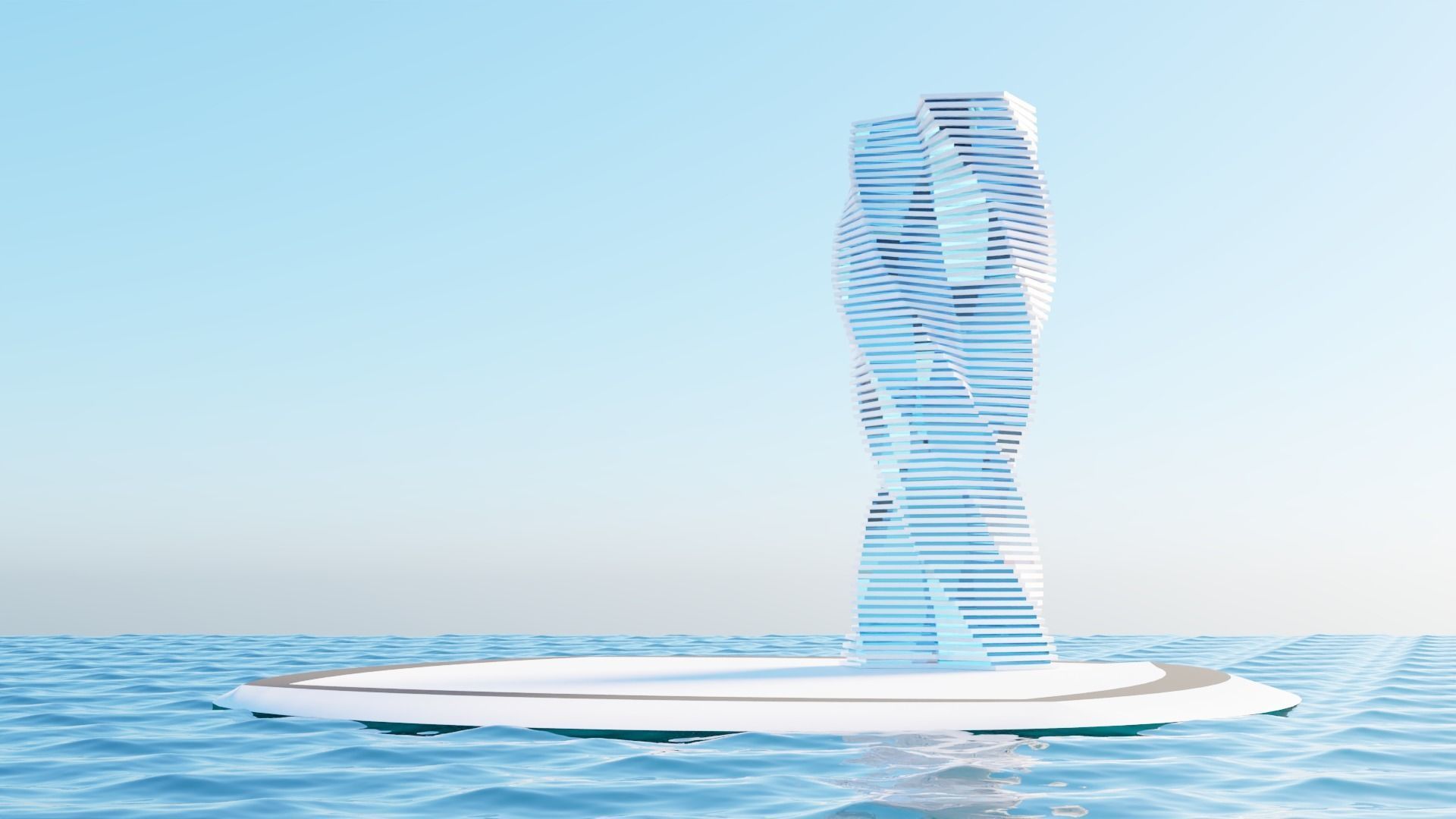 future city buildings 3D model_11