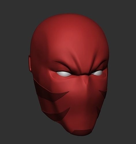 Azreal DC comic face mask 3Dprint STL 3D print model