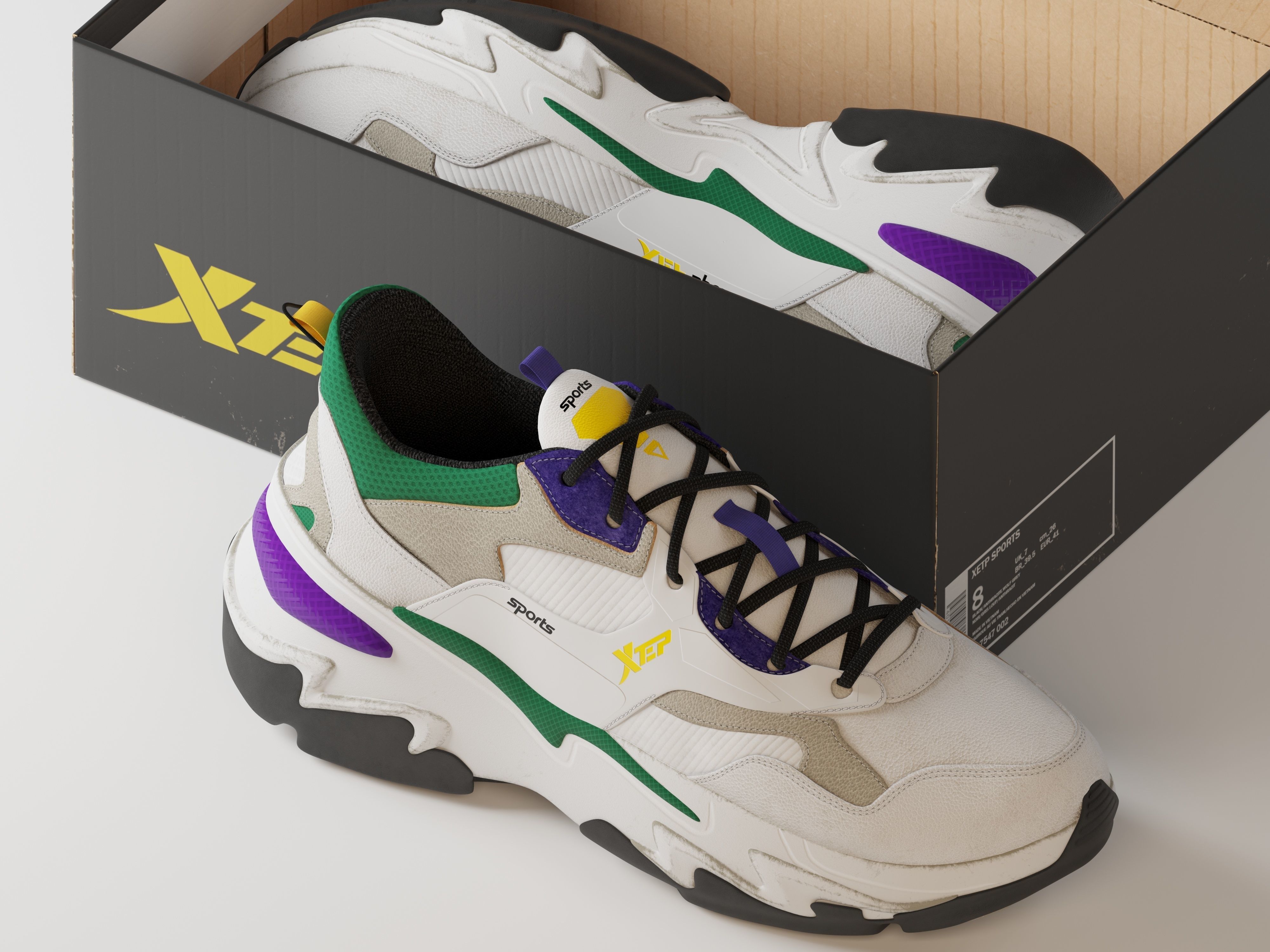 Sneakers sneaker 3D model_4