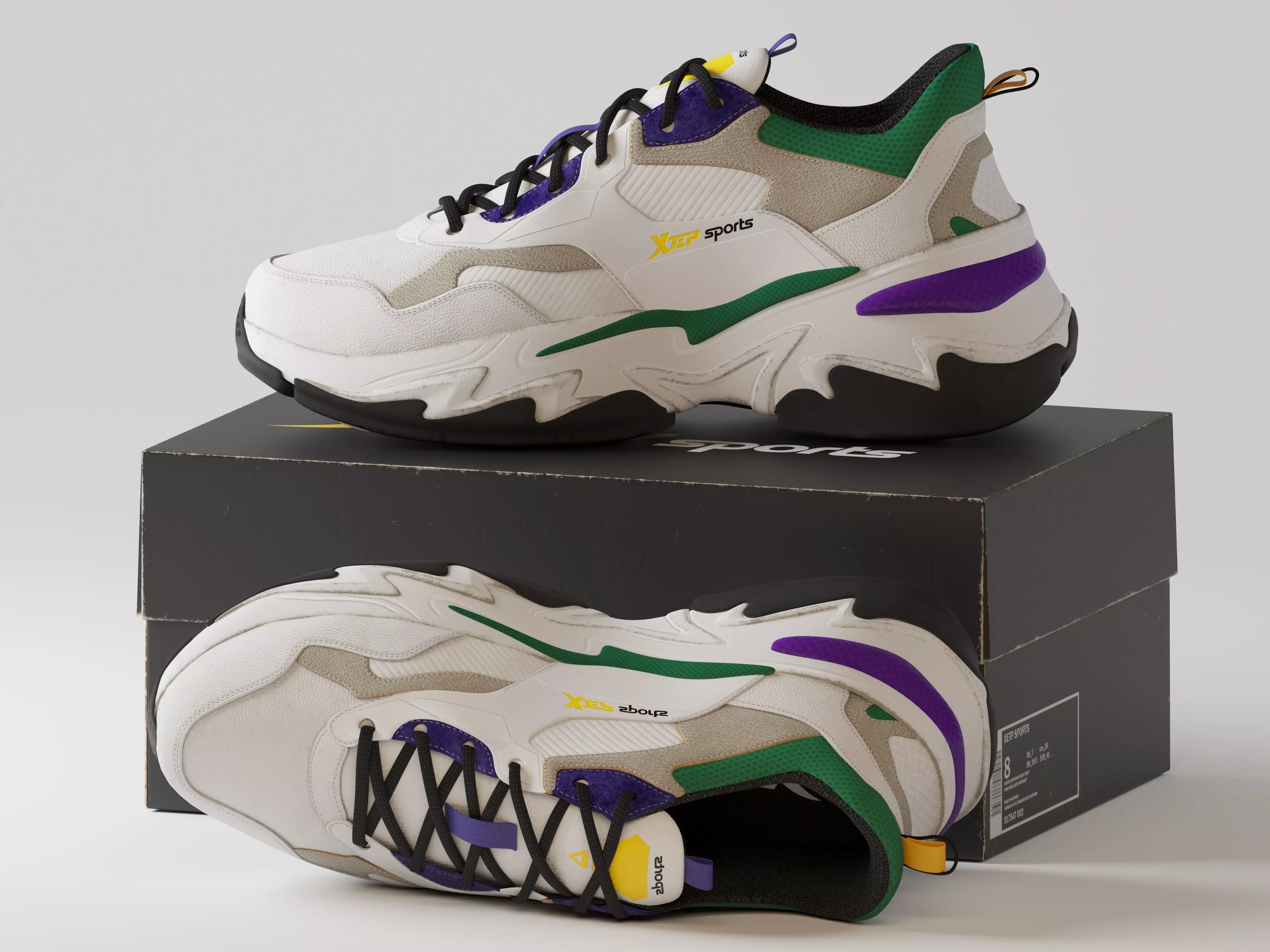 Sneakers sneaker 3D model_0