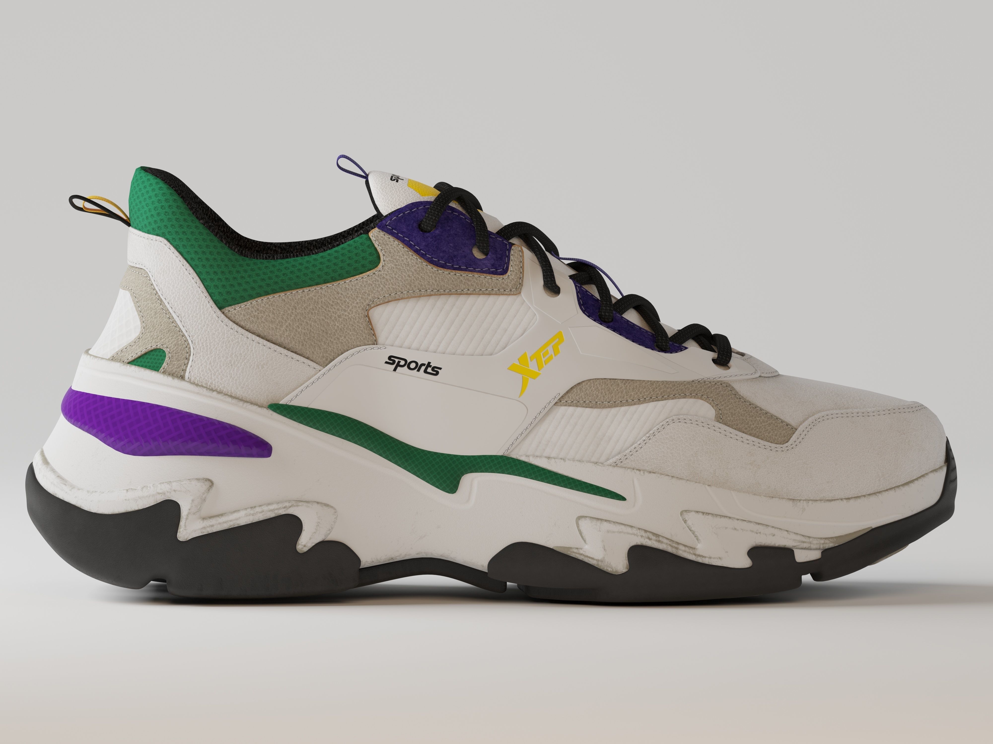 Sneakers sneaker 3D model_2