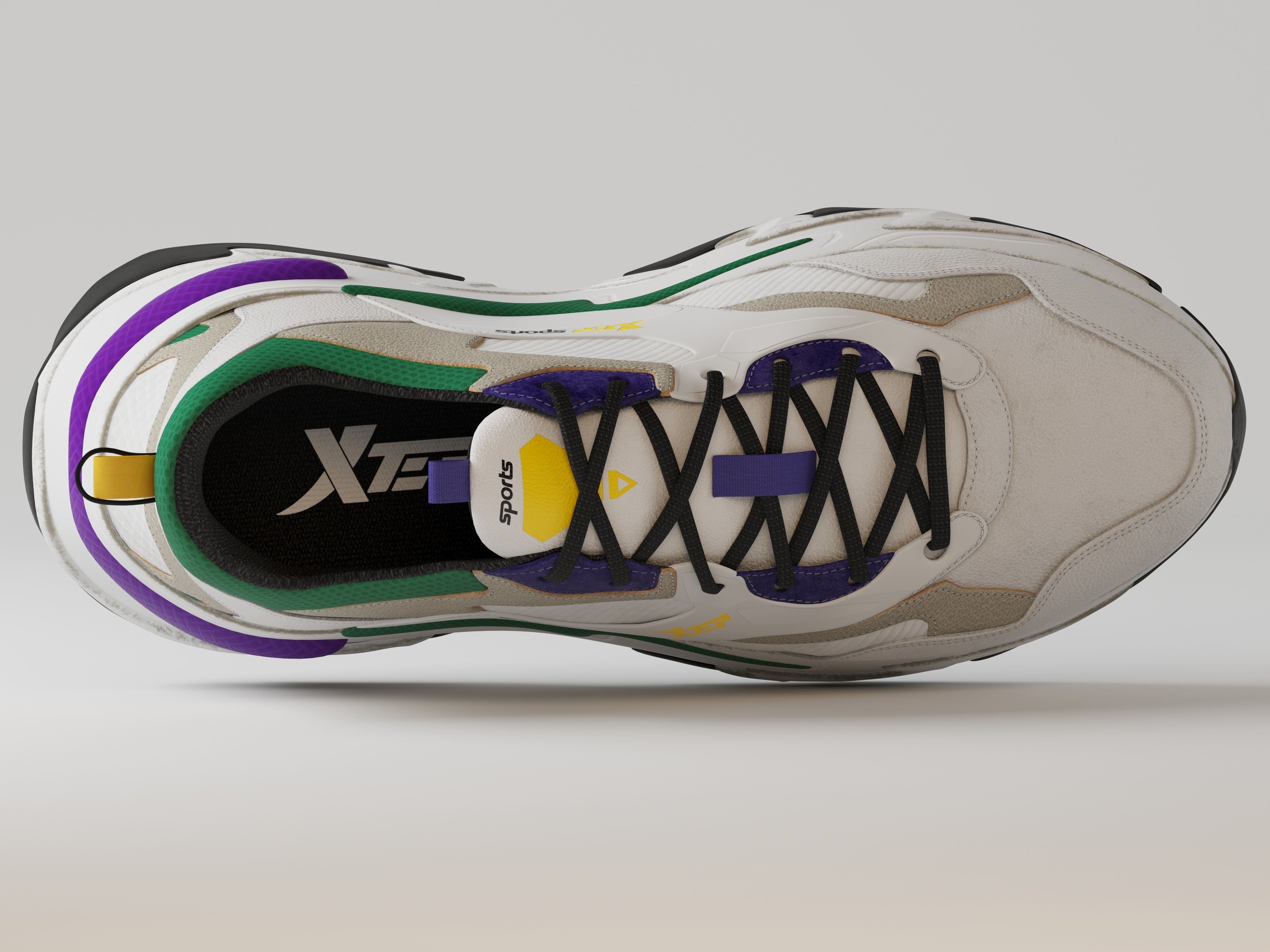 Sneakers sneaker 3D model_3