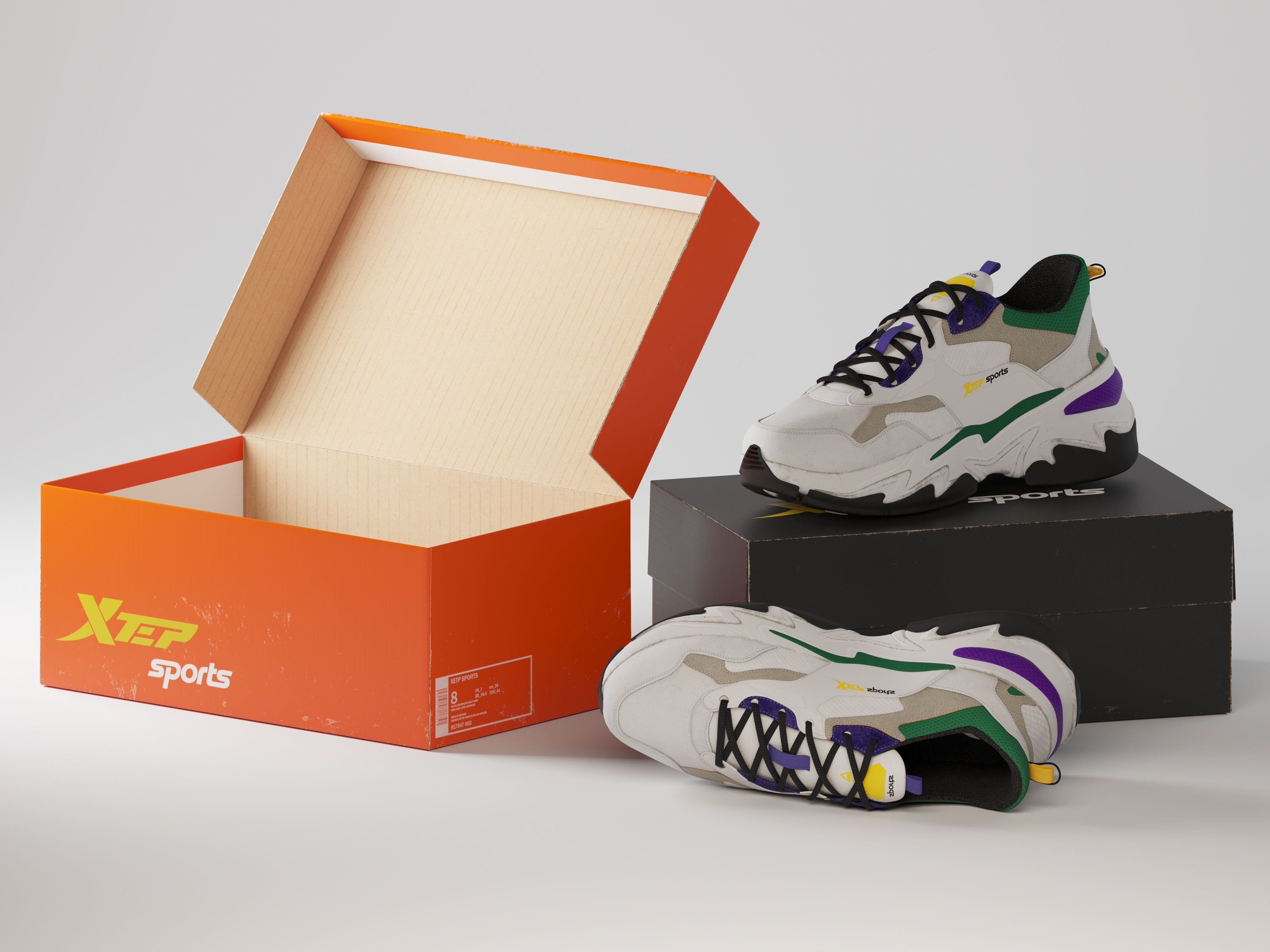 Sneakers sneaker 3D model_5
