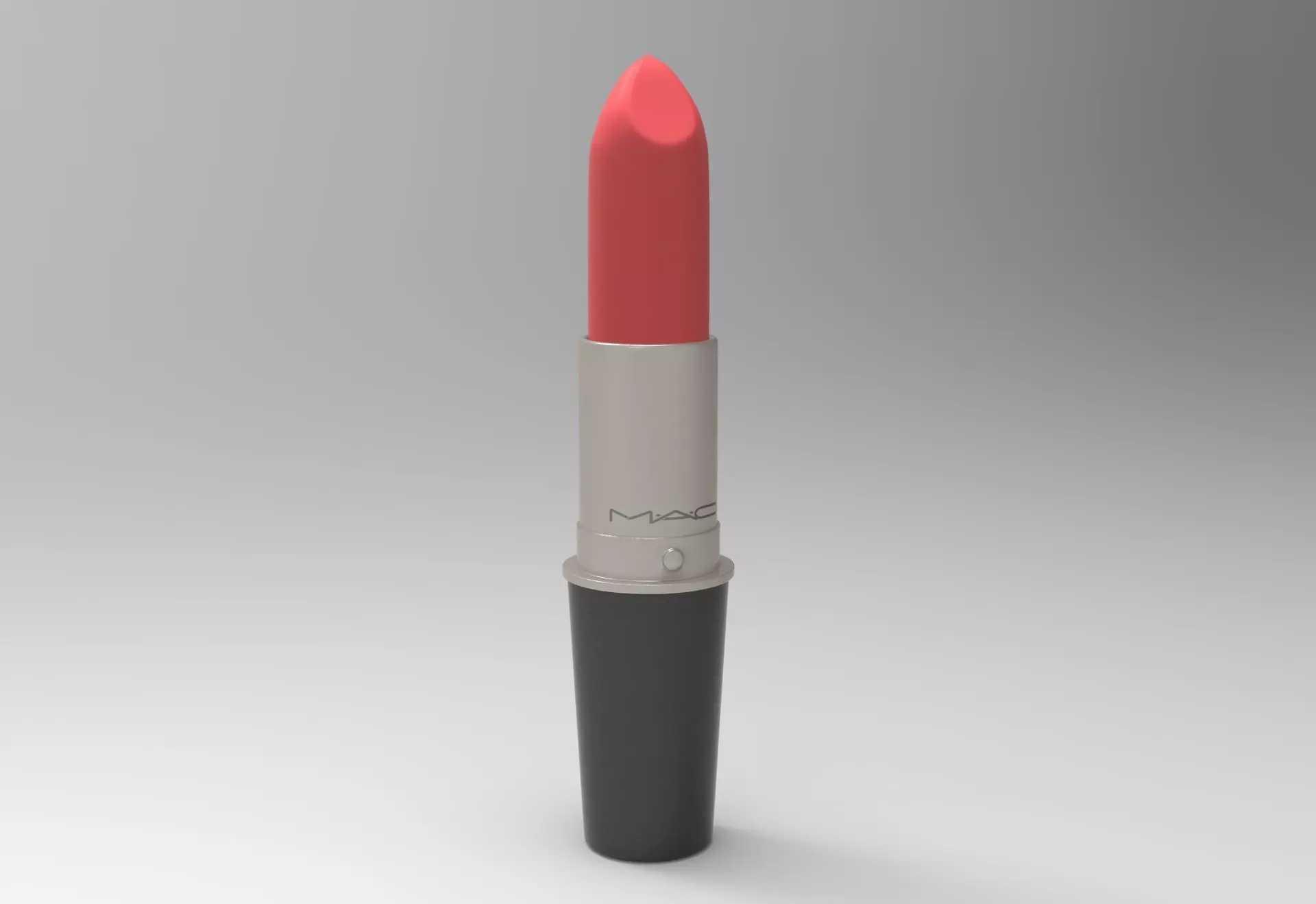 Mac Lipstick Low-poly 3D model_0