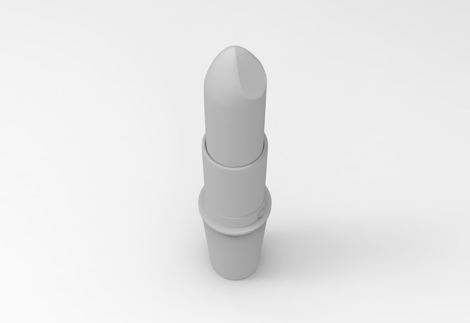 Mac Lipstick Low-poly 3D model_7