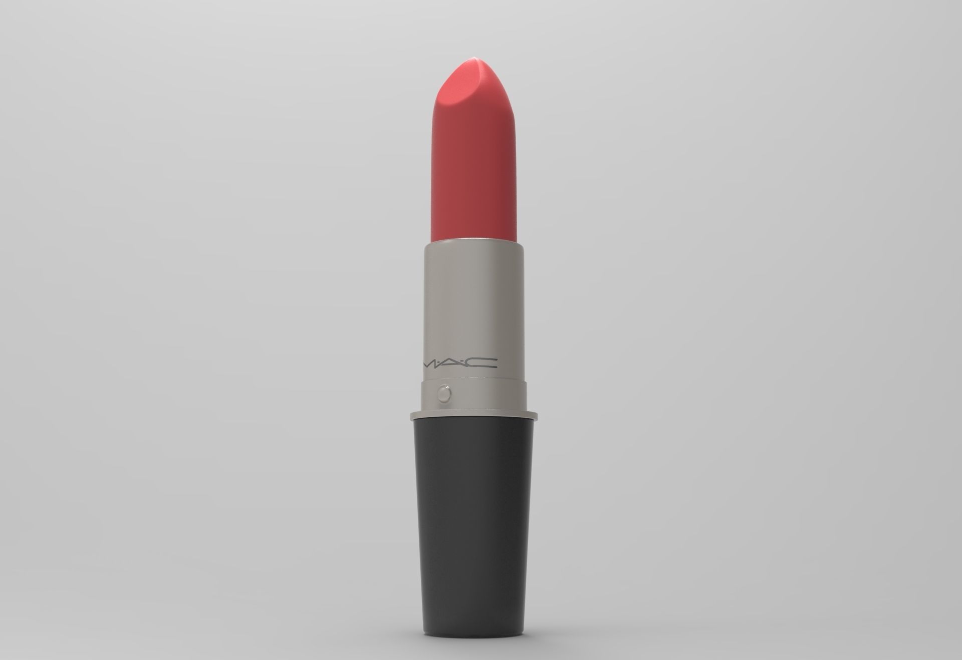 Mac Lipstick Low-poly 3D model_1